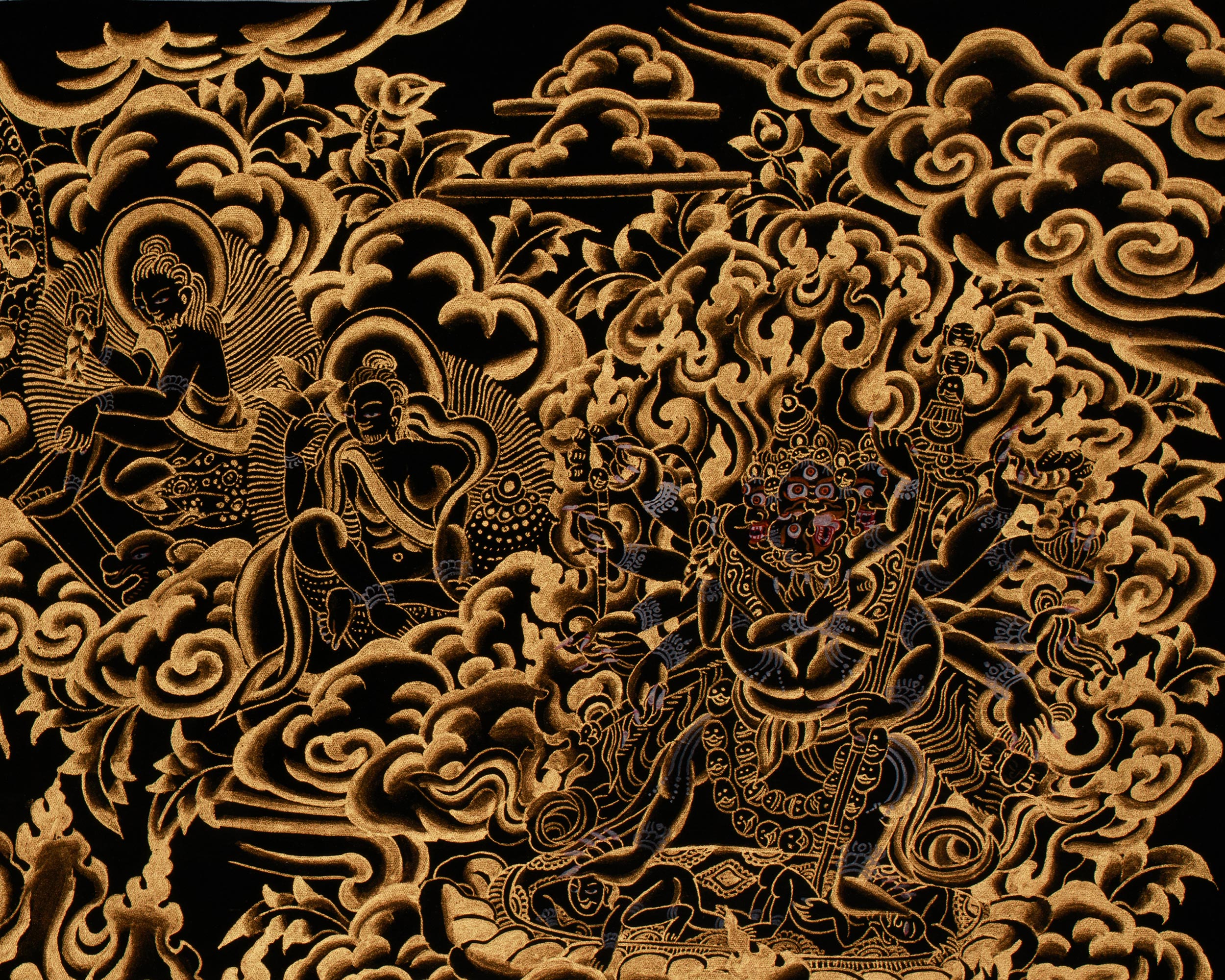 Tibetan Thangka of Yamantaka | The Destroyer Of Death