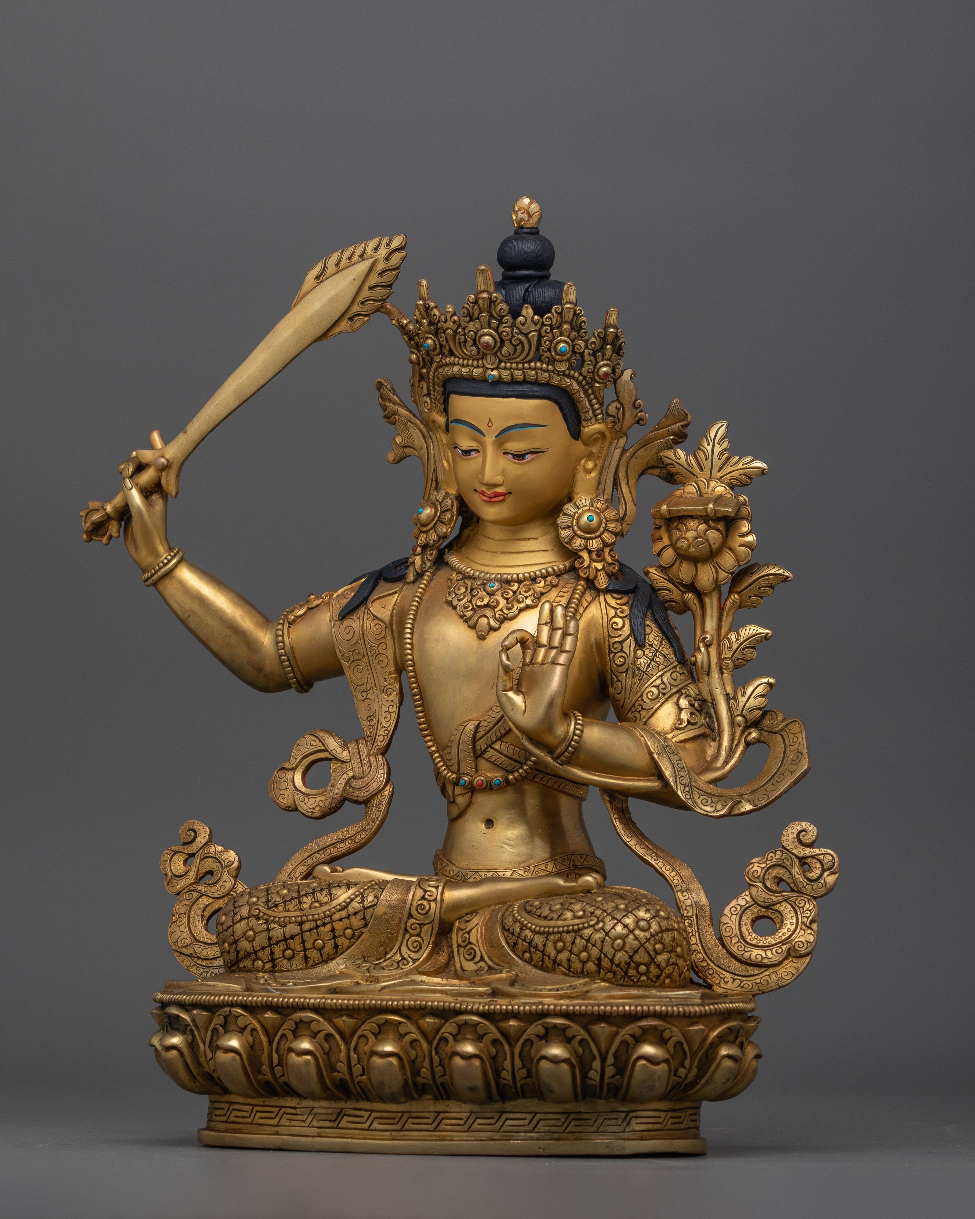 handcrafted-buddhist-deity-manjushri