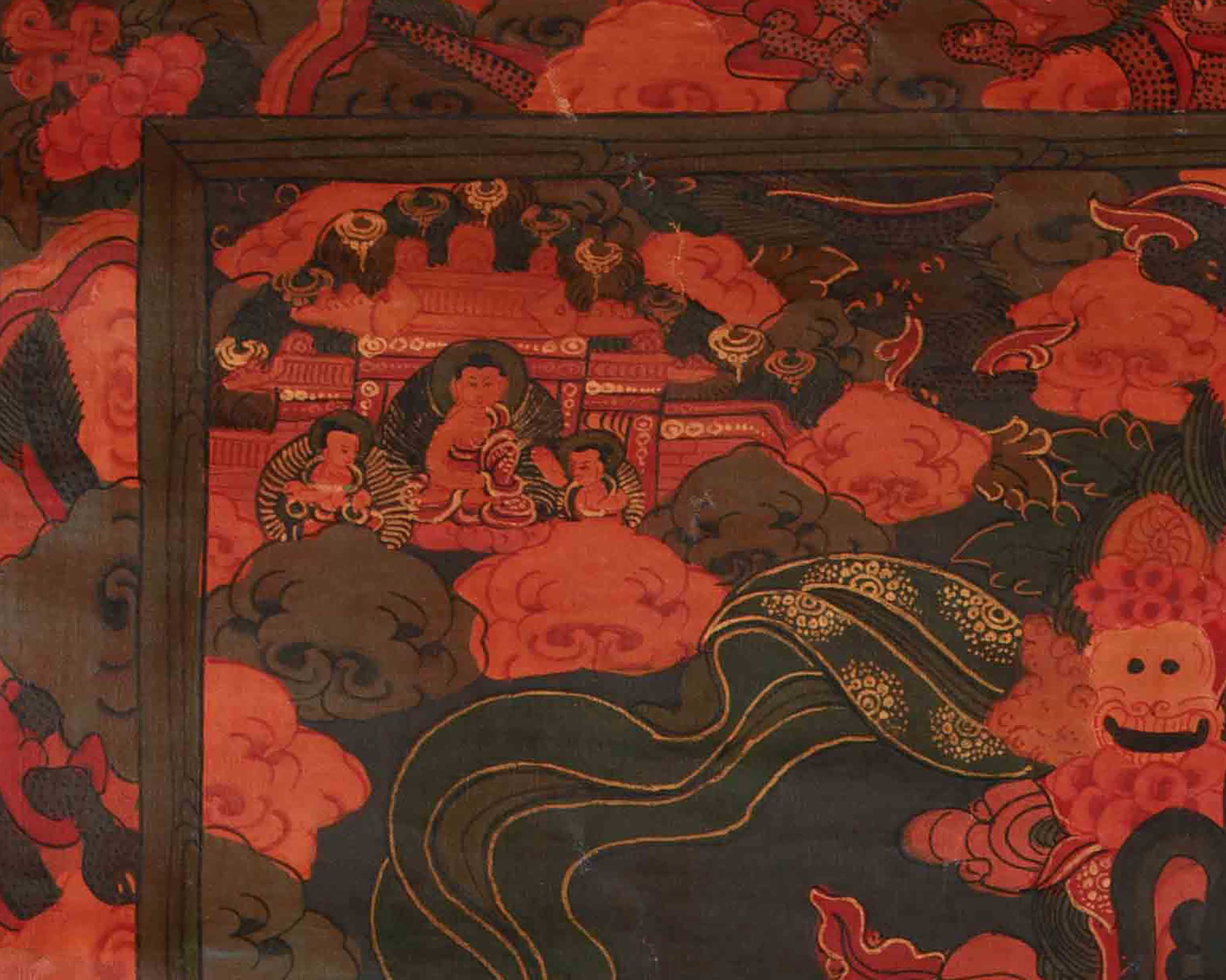 Bhavachakra Meditation Mandala | The Six Realms, Three Poisons, and Twelve Links