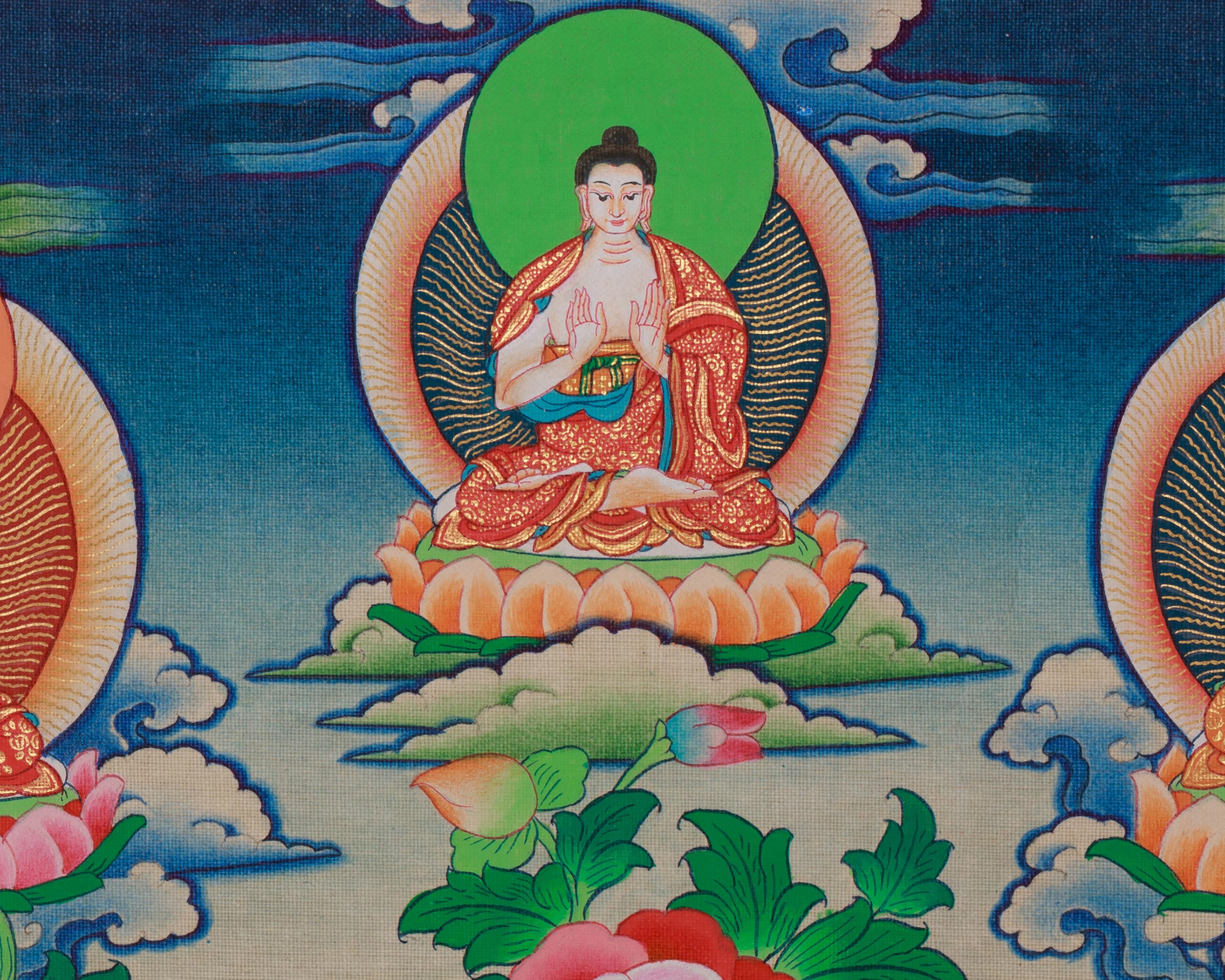 Himalayan Thangka of Amitabha Buddha | The Buddha of Infinite Light