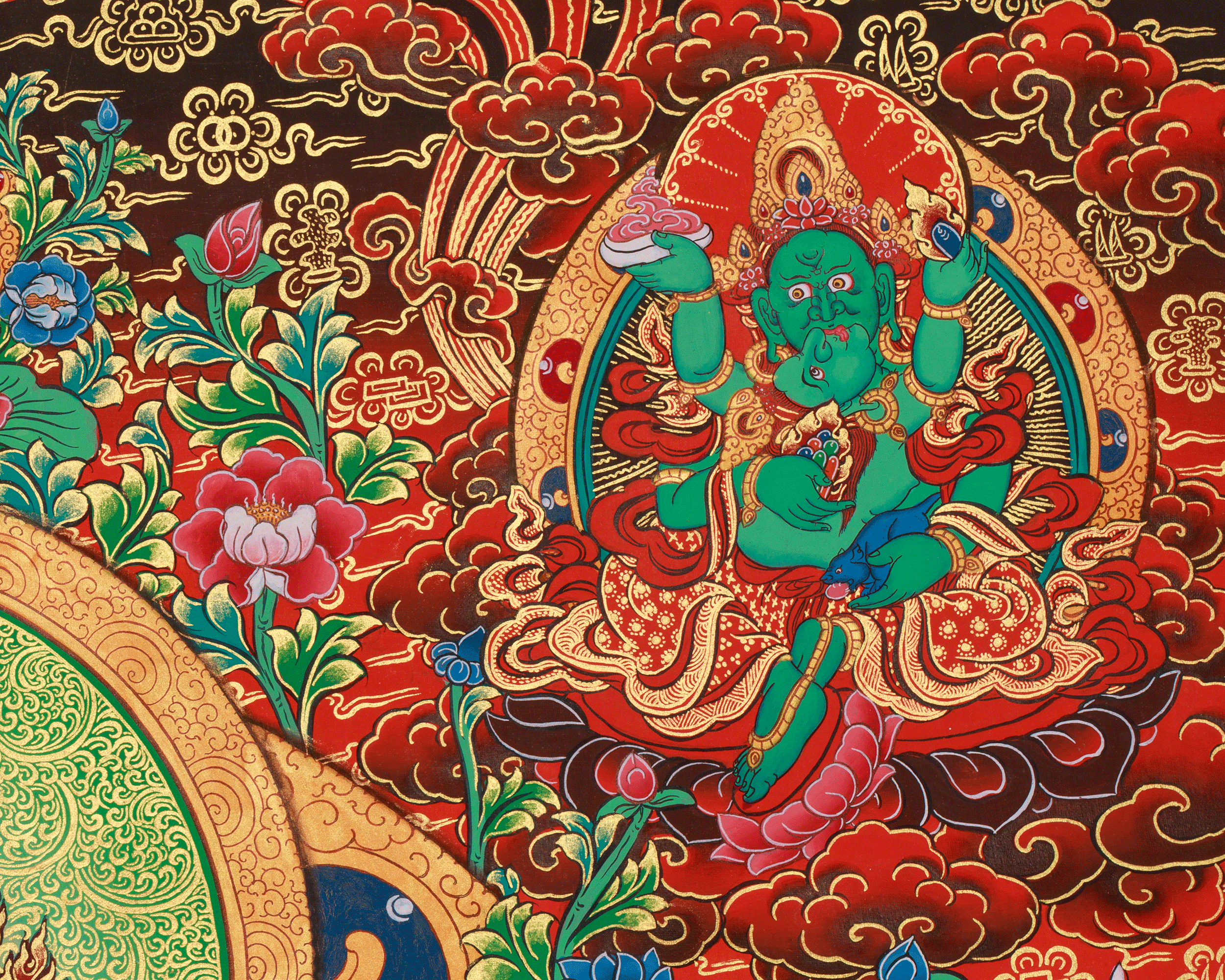 Namtoshe Wealth Deity Art | The Wealth God | God Vaishravana