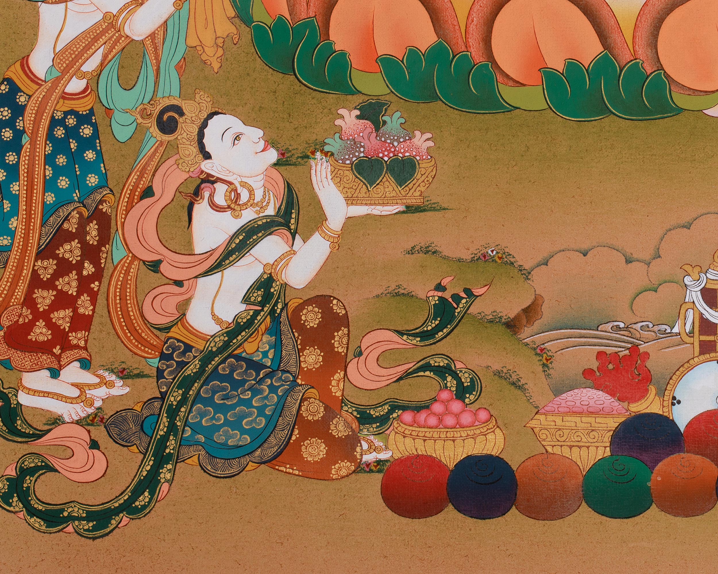 White Tara Compassion Artwork | Sita Tara | Long Life Deity