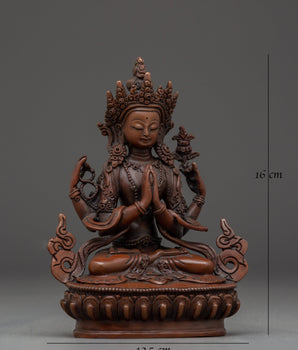 Chenrezig Compassion Deity Sculpture 
