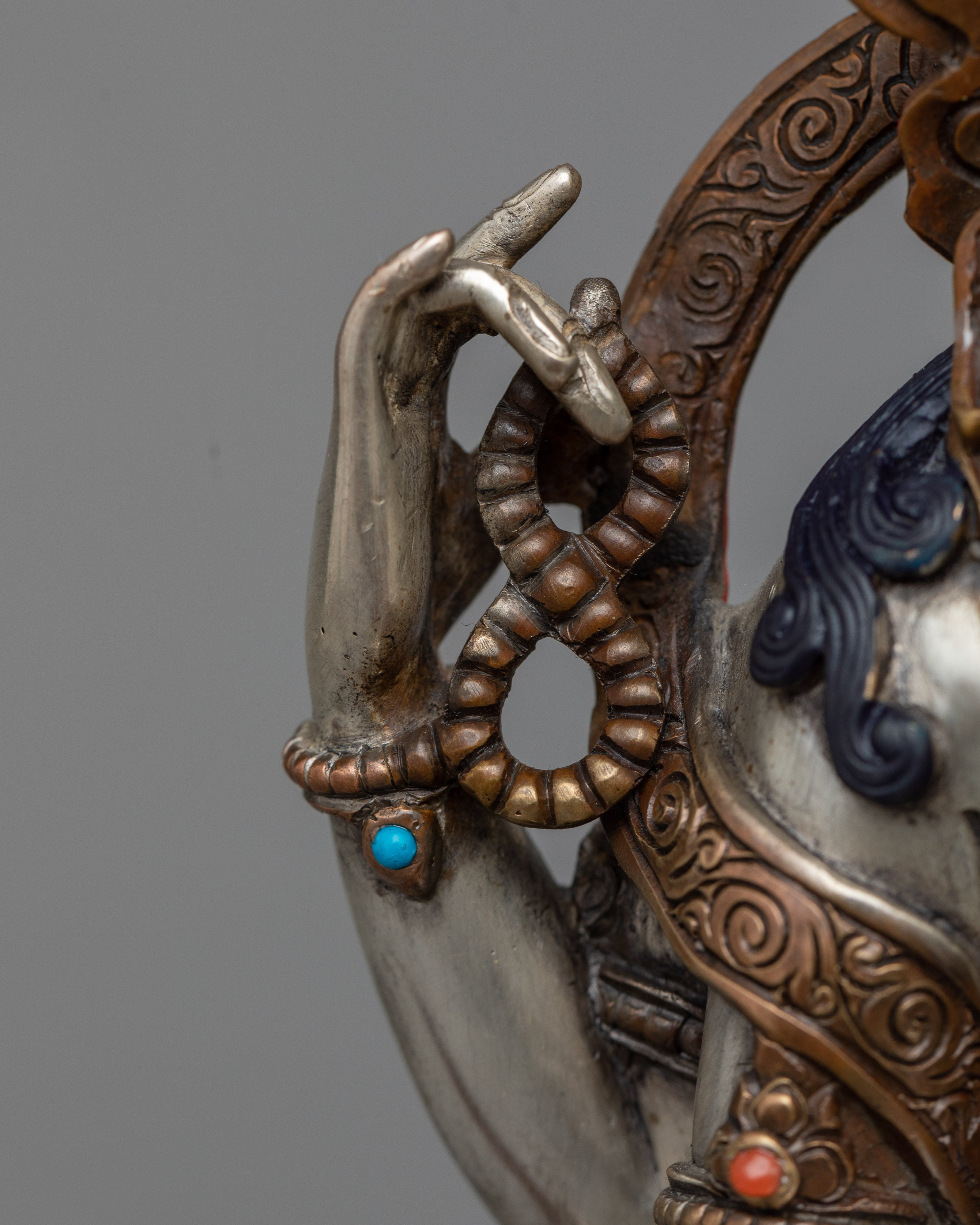 Sacred Assembly: 6 Bodhisattva Set | Artisanal Mastery in Silver and Gold