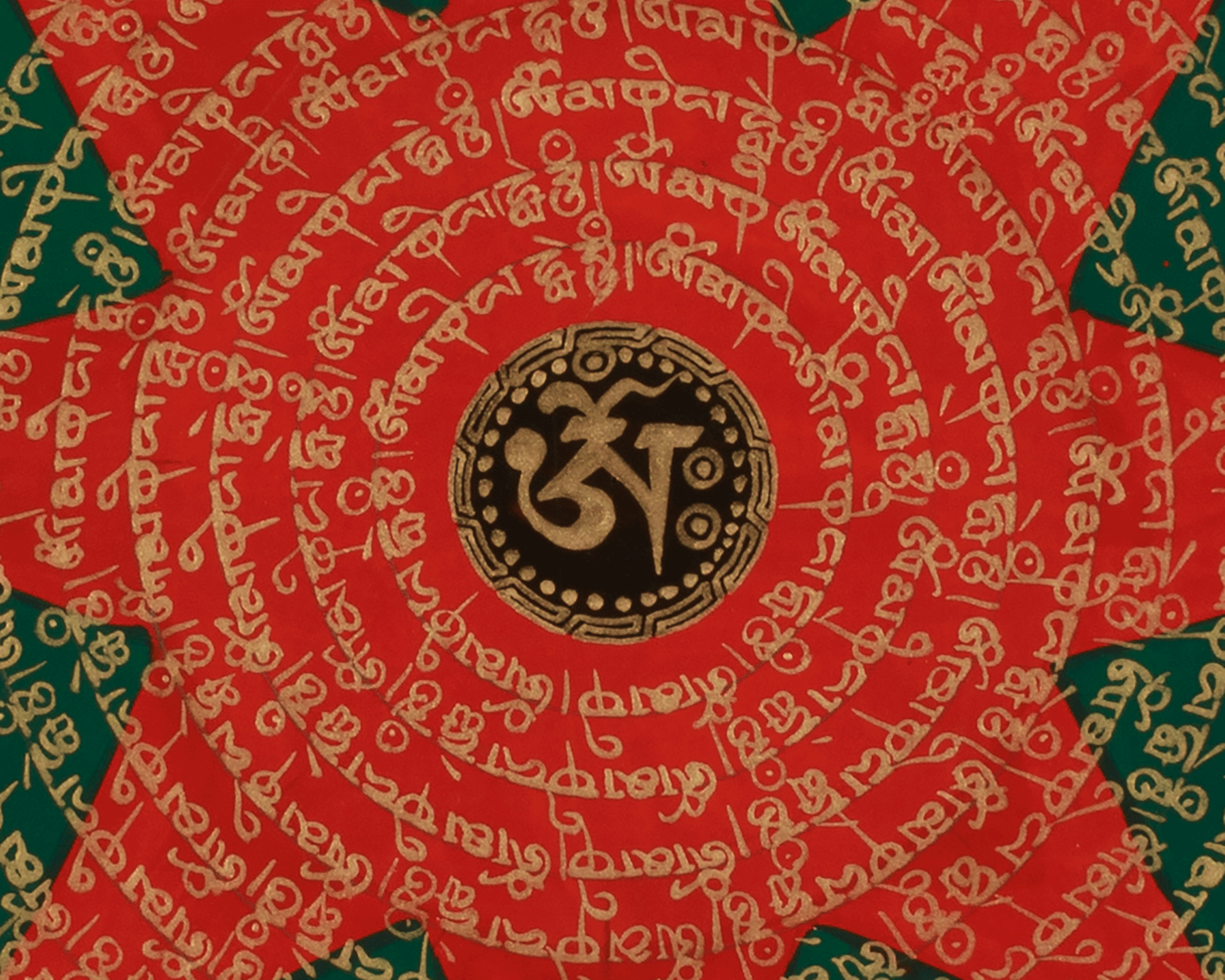 Traditional Mantra Mandala Art | Vajrayana Practice and Inner Clarity