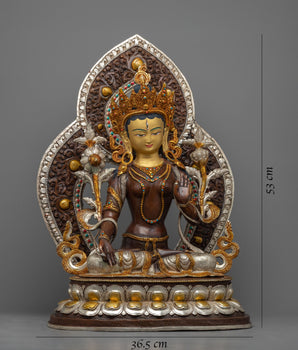 White Tara Goddess of Compassion | Enlighten Your Space with Our Sculpture