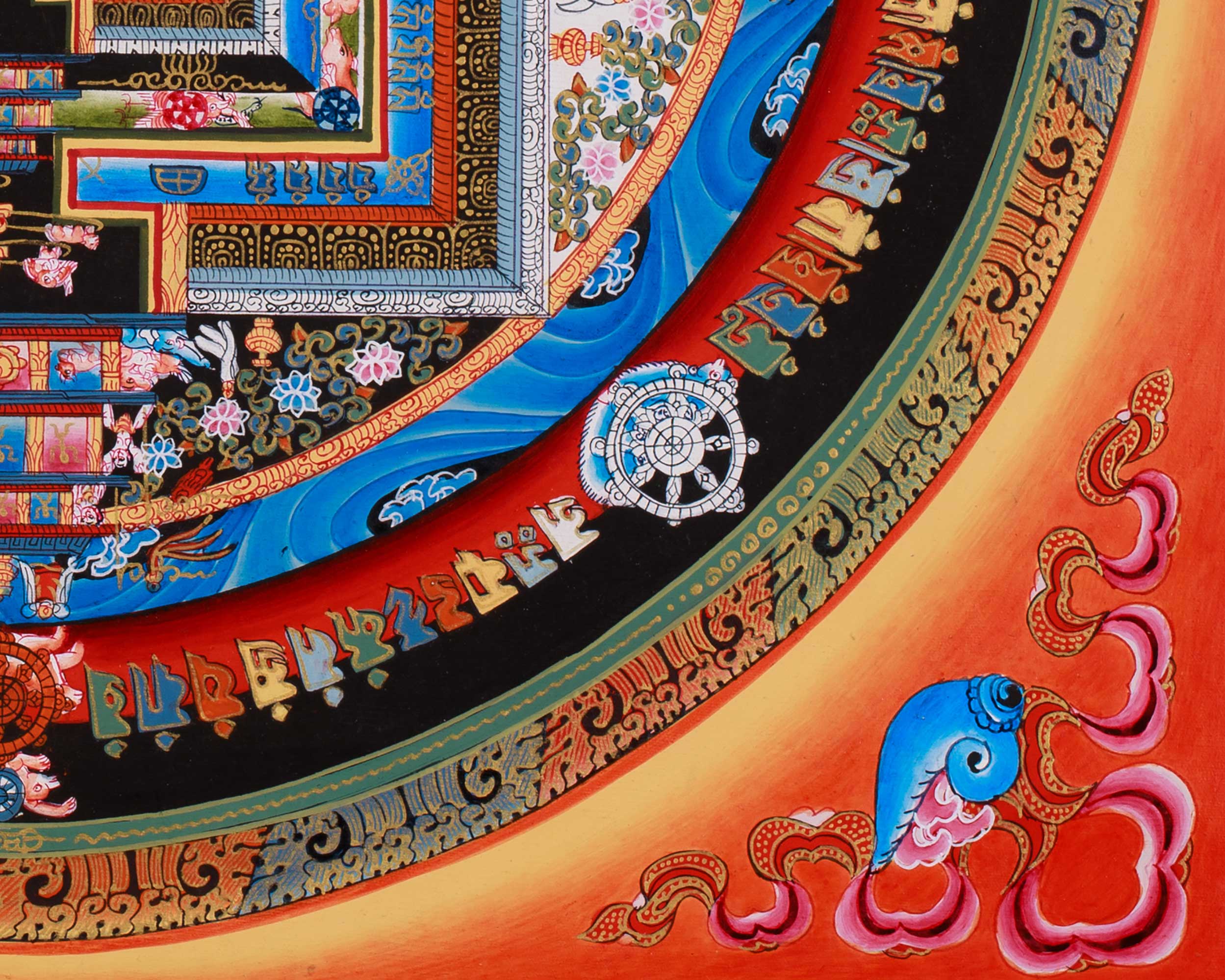 Kalachakra Mandala Thangka Art | Symbolizing Time and Universal Balance