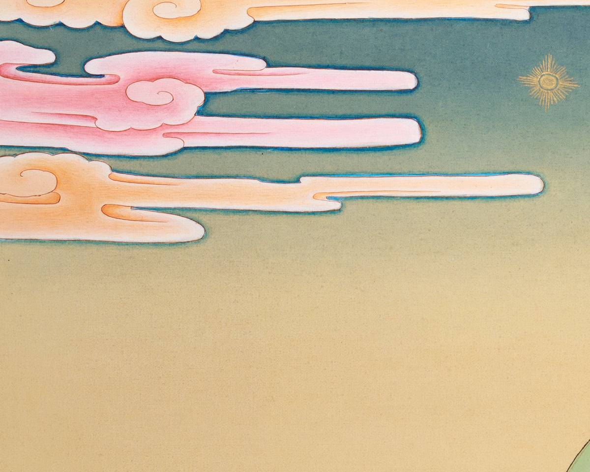 Amitayus Buddha Sacred Art | Buddha of Infinite Life, Longevity, and Merit