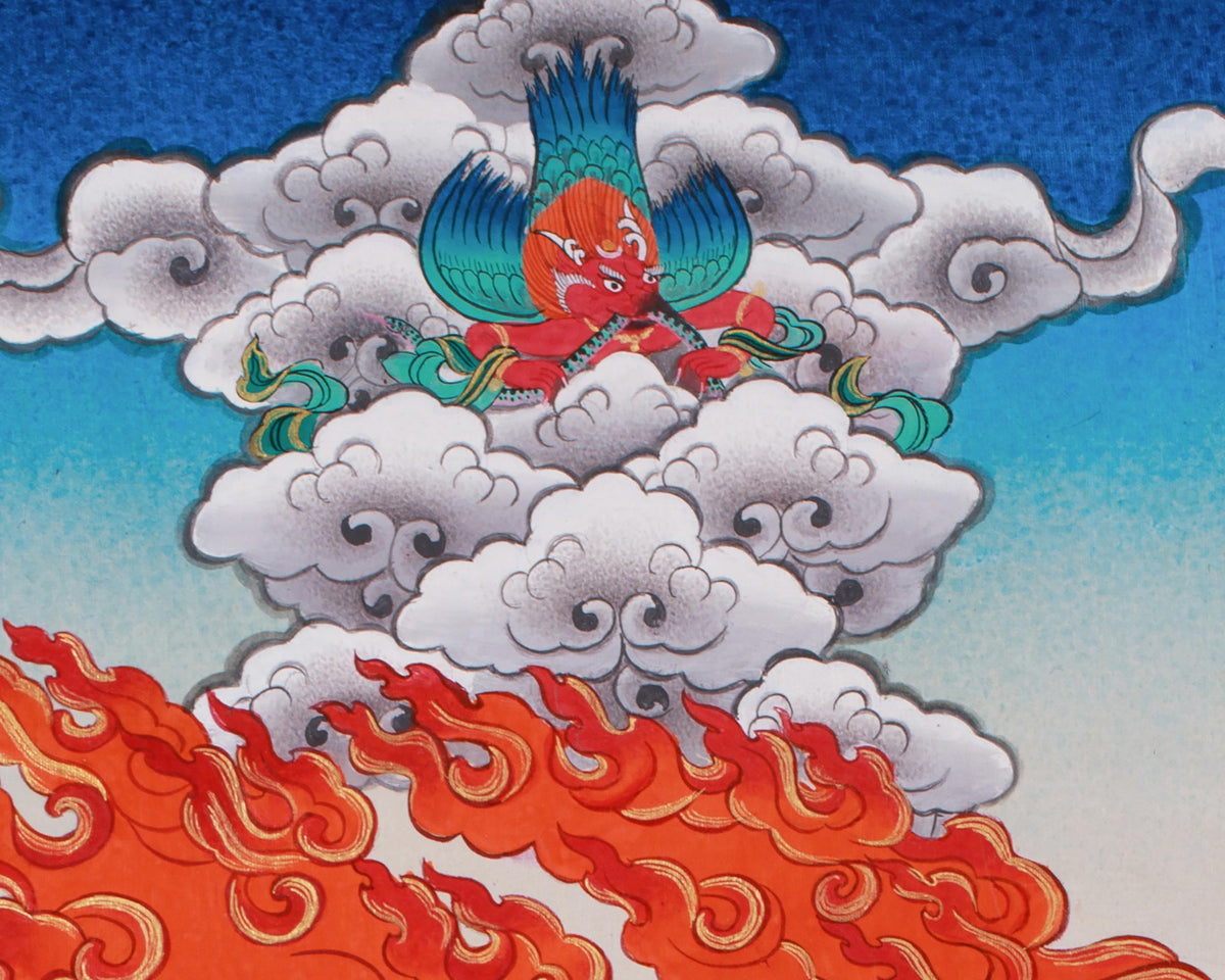 Vajrakilaya Painting | Wrathful Deity of Protection and Transformation