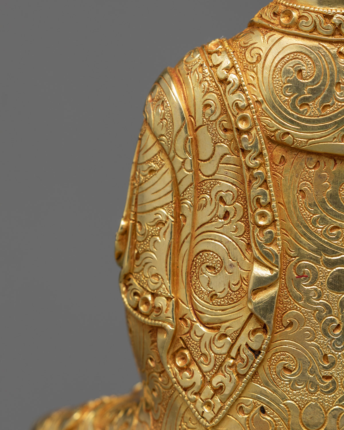 Buddha Amitabha Sculpture | Finley Hand Carved Tibetan Statue