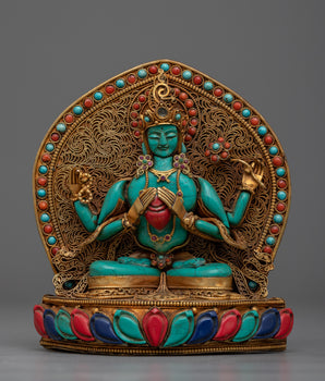Radiant Chenrezig Statue