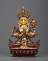 4 armed Chenrezig Statue