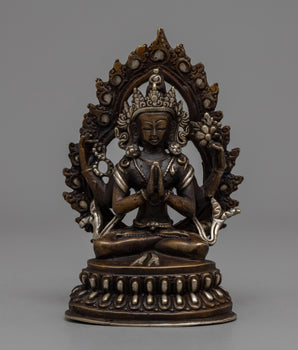 Chenresig Brass Statue