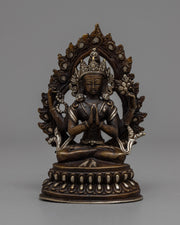 Chenresig Brass Statue
