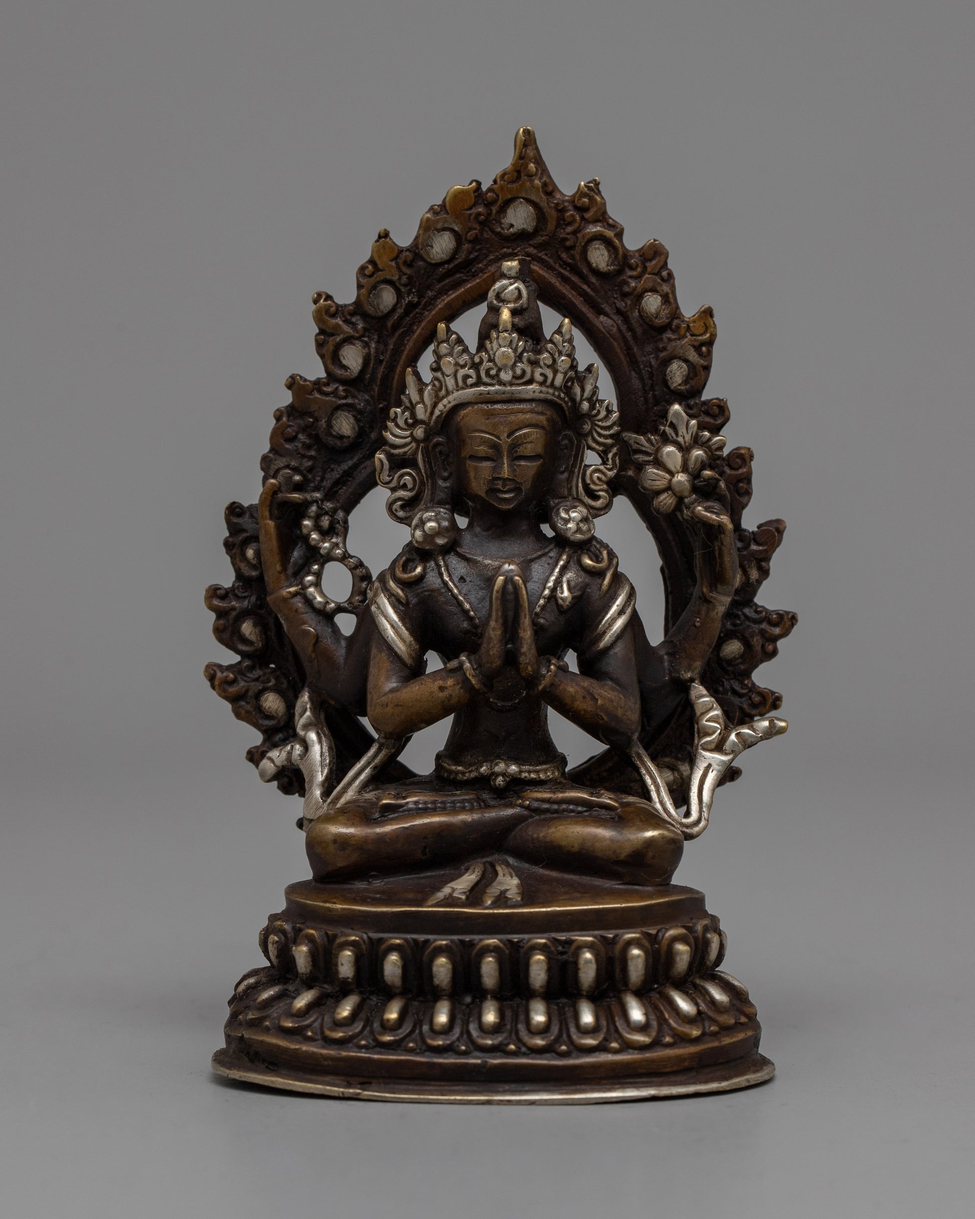 Chenresig Brass Statue
