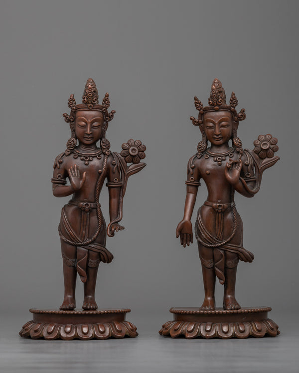 Standing Chenrezig Set Statue