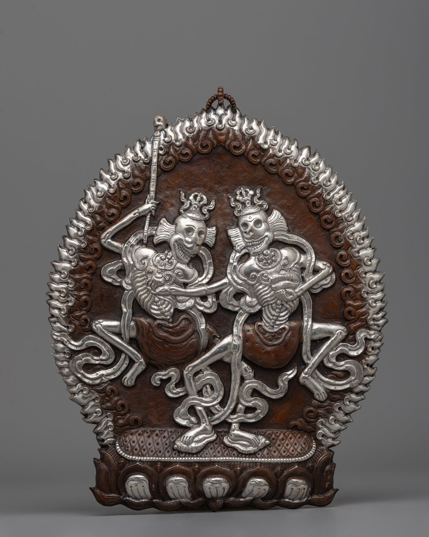 Citipati Buddhist Dharmapala Wall Hanging