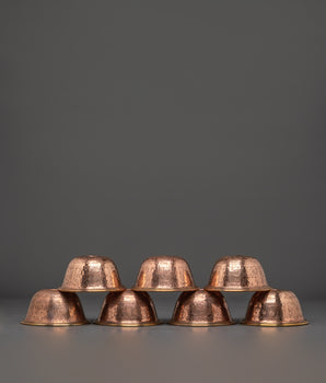 Copper Water Offering Bowl Set | Offering Bowl Set for Ritual Ceremonies