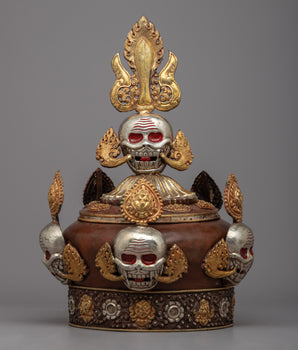 Tibetan Skull Crown