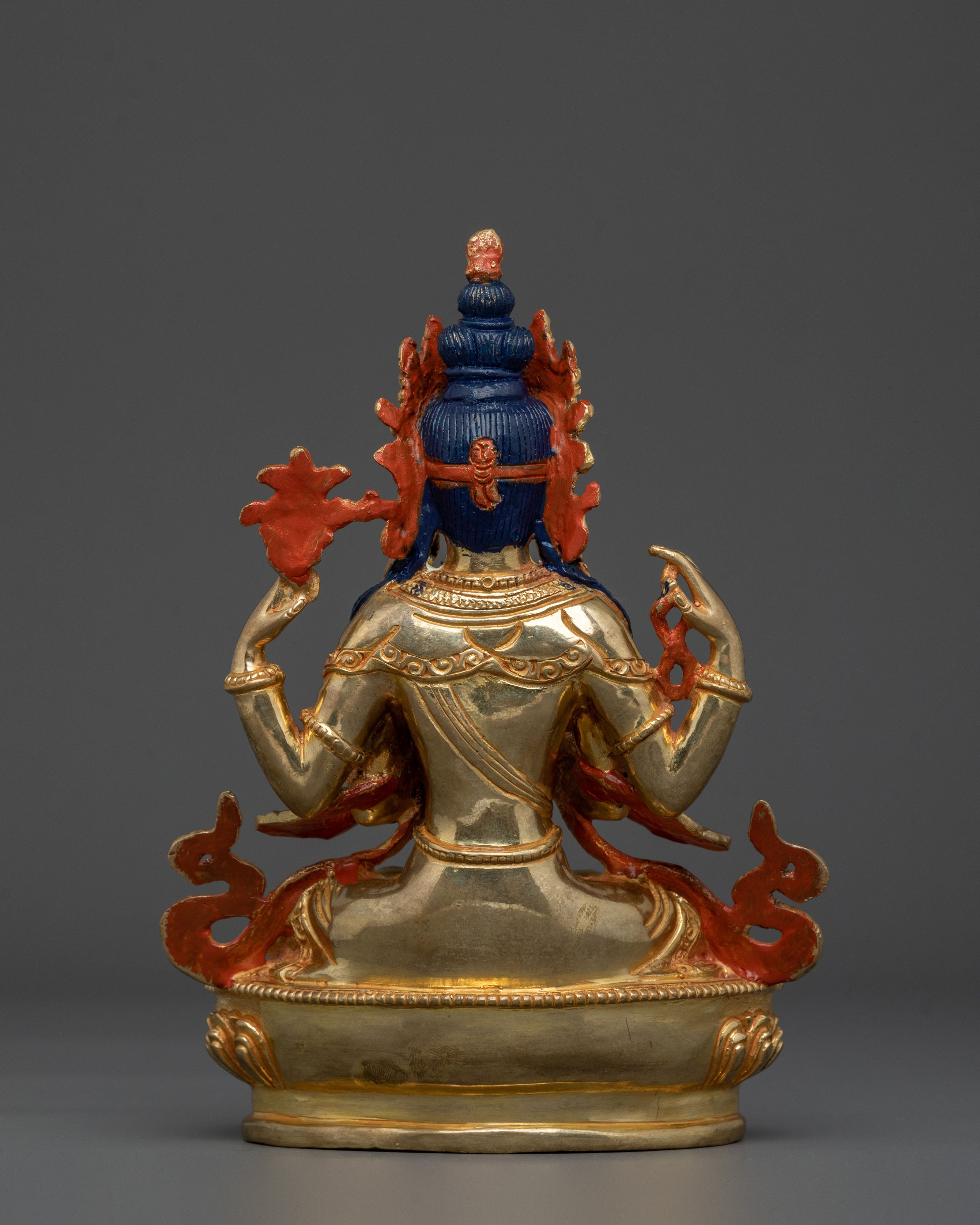 Chenrezig Statue for Divine Compassion | Tibetan Spiritual Art