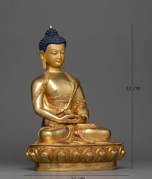 Discover Spiritual Harmony with the Tibetan Amitabha Buddha Statue | Find Inner Peace