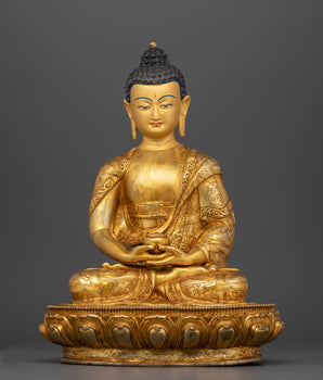 amitabha-beautiful copper statue