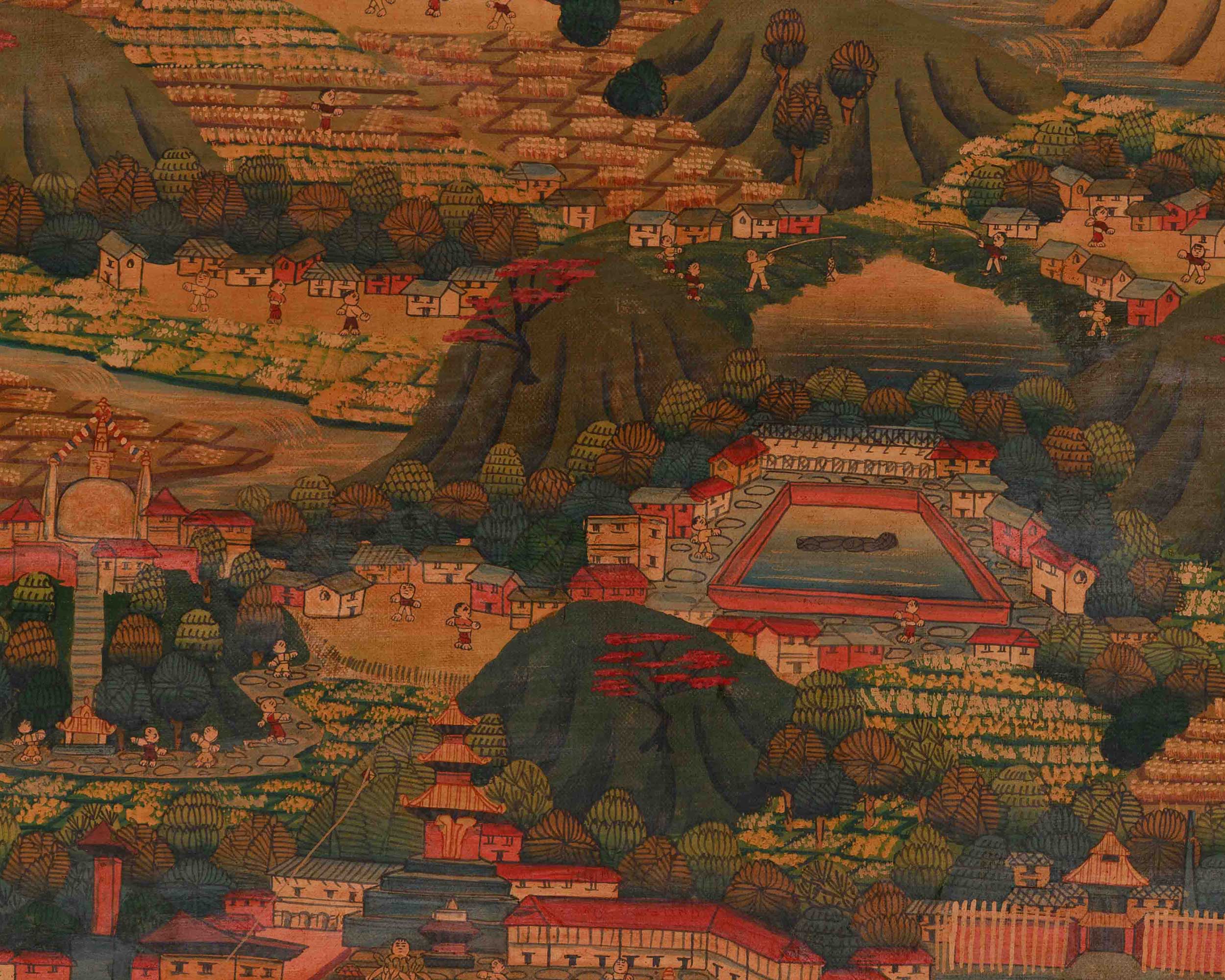 Thangka Of Kathmandu Valley | Traditional Buddhist Art | A Timeless Representation of Himalayan Buddhist Culture