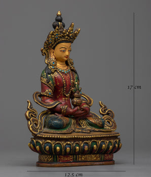 Colored Amitayus Statue | Blessings of Longevity and Wisdom