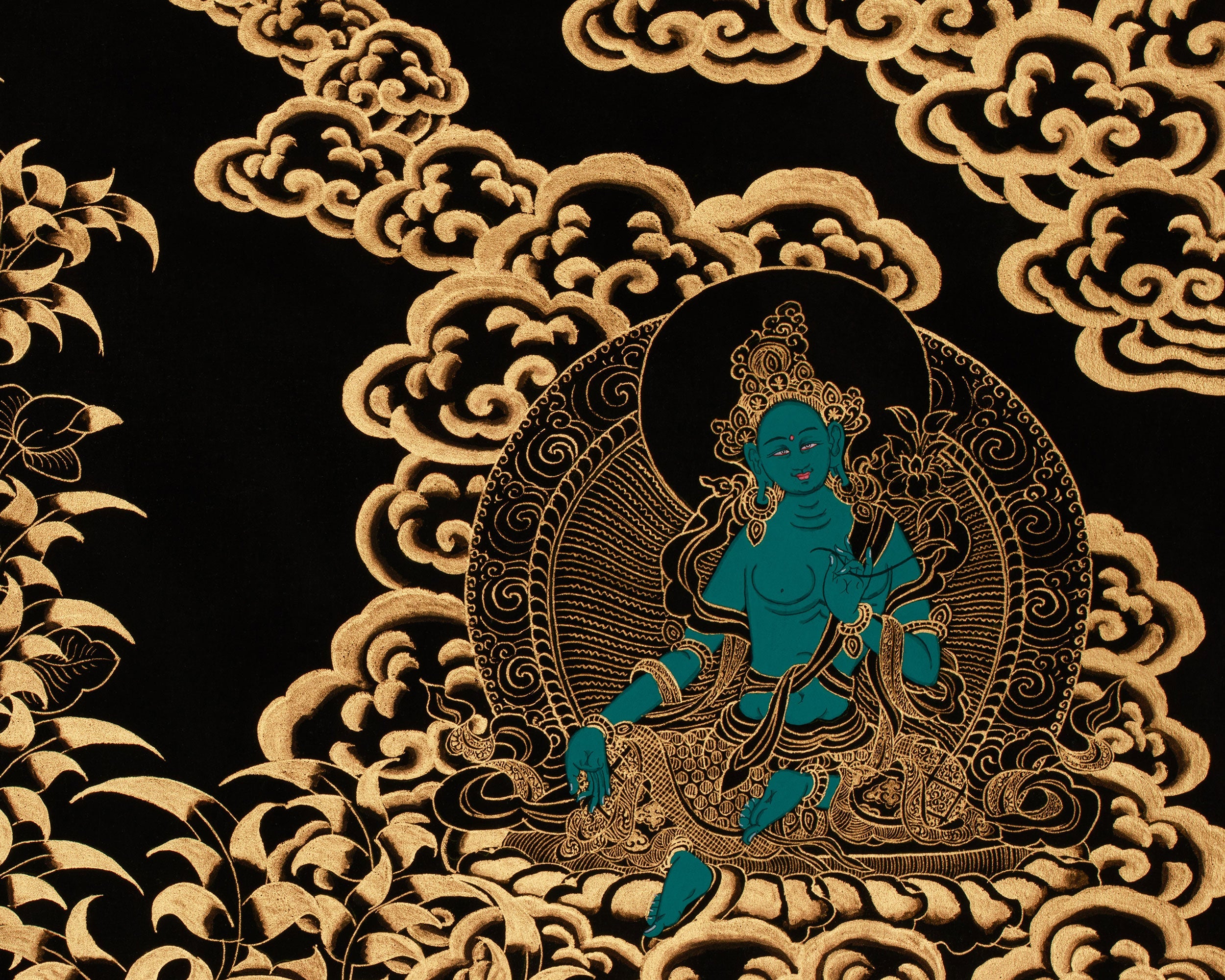Sacred Art Of Chenrezig | Avalokiteshvara, Amitabha Buddha, White Tara, Green Tara, Manjushri & Vajrapani