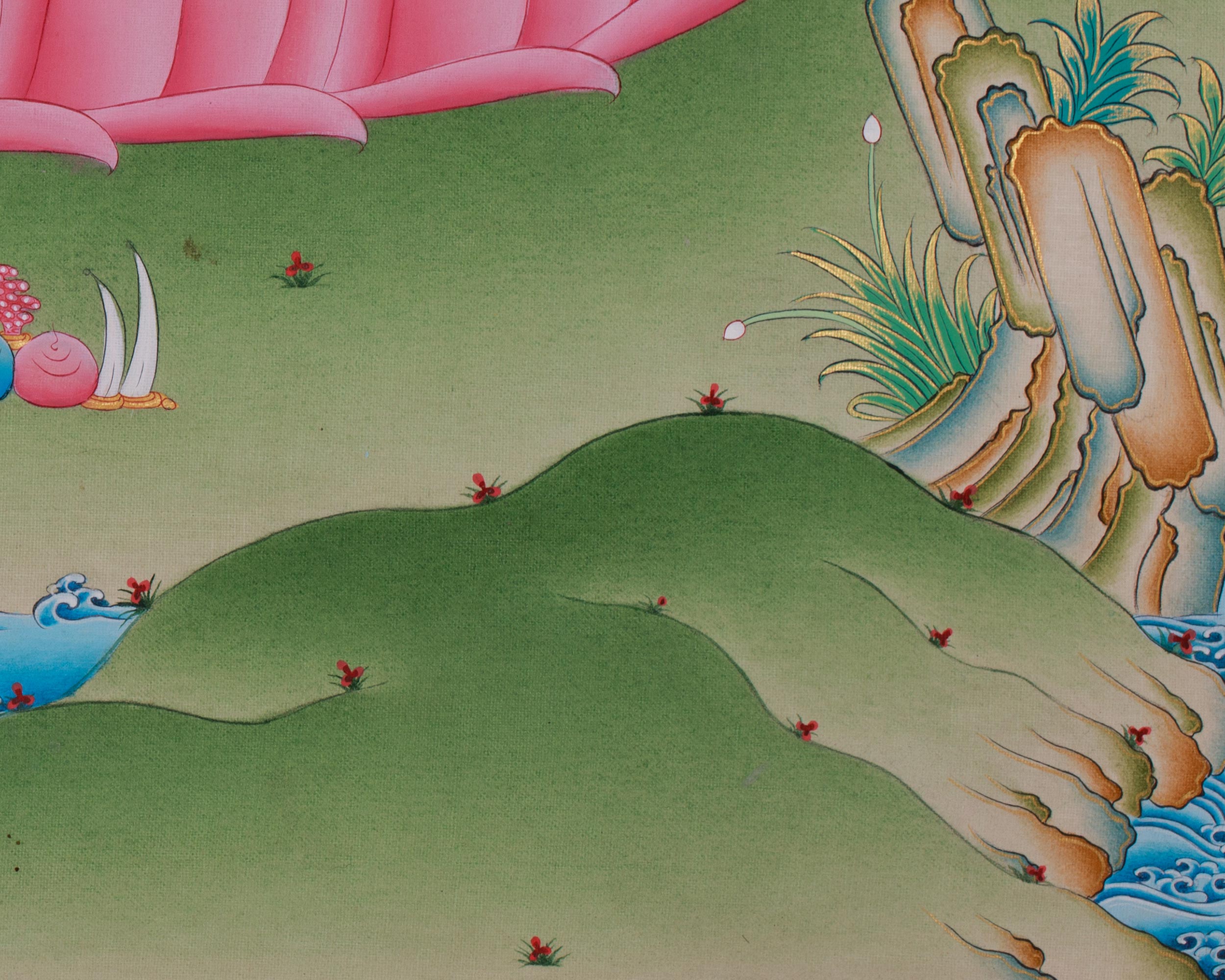 Traditional Amitabha Buddha Art | Boundless Compassion | Meditation Altar