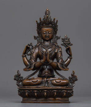 oxidized-chenrezig-figurine