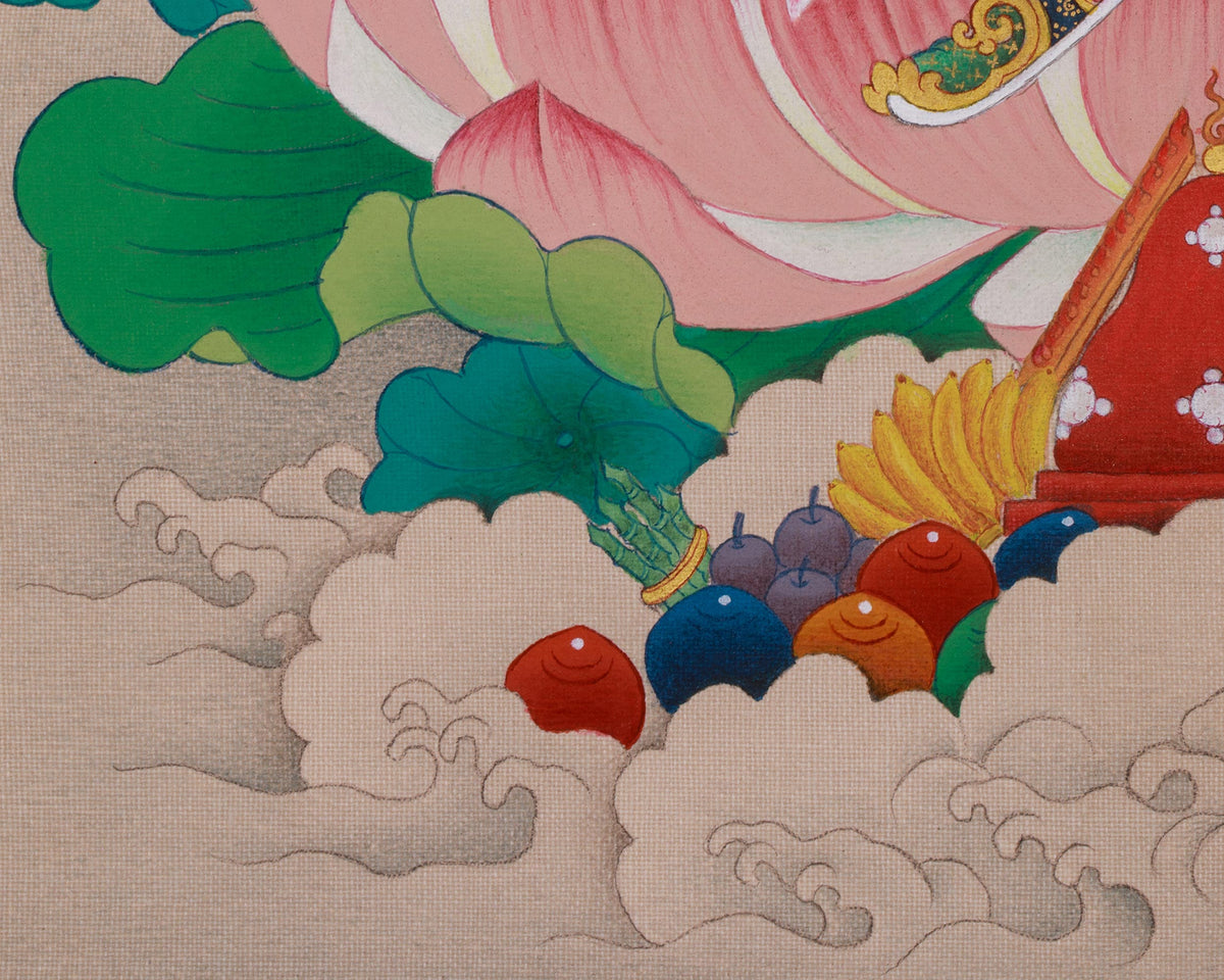 Sacred Thangka of Guru Rinpoche | A Divine Masterpiece of Enlightenment