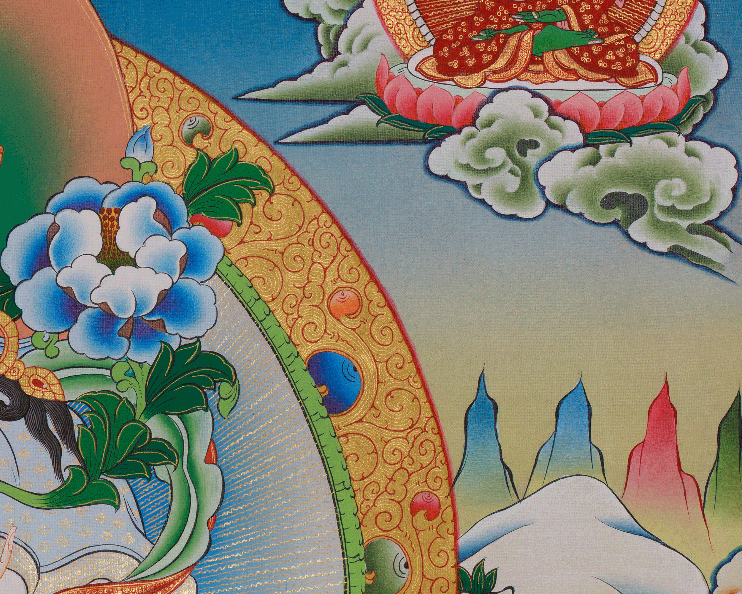 Sacred Thangka of White Tara | Revered Female Buddha In  Vajrayana Buddhism