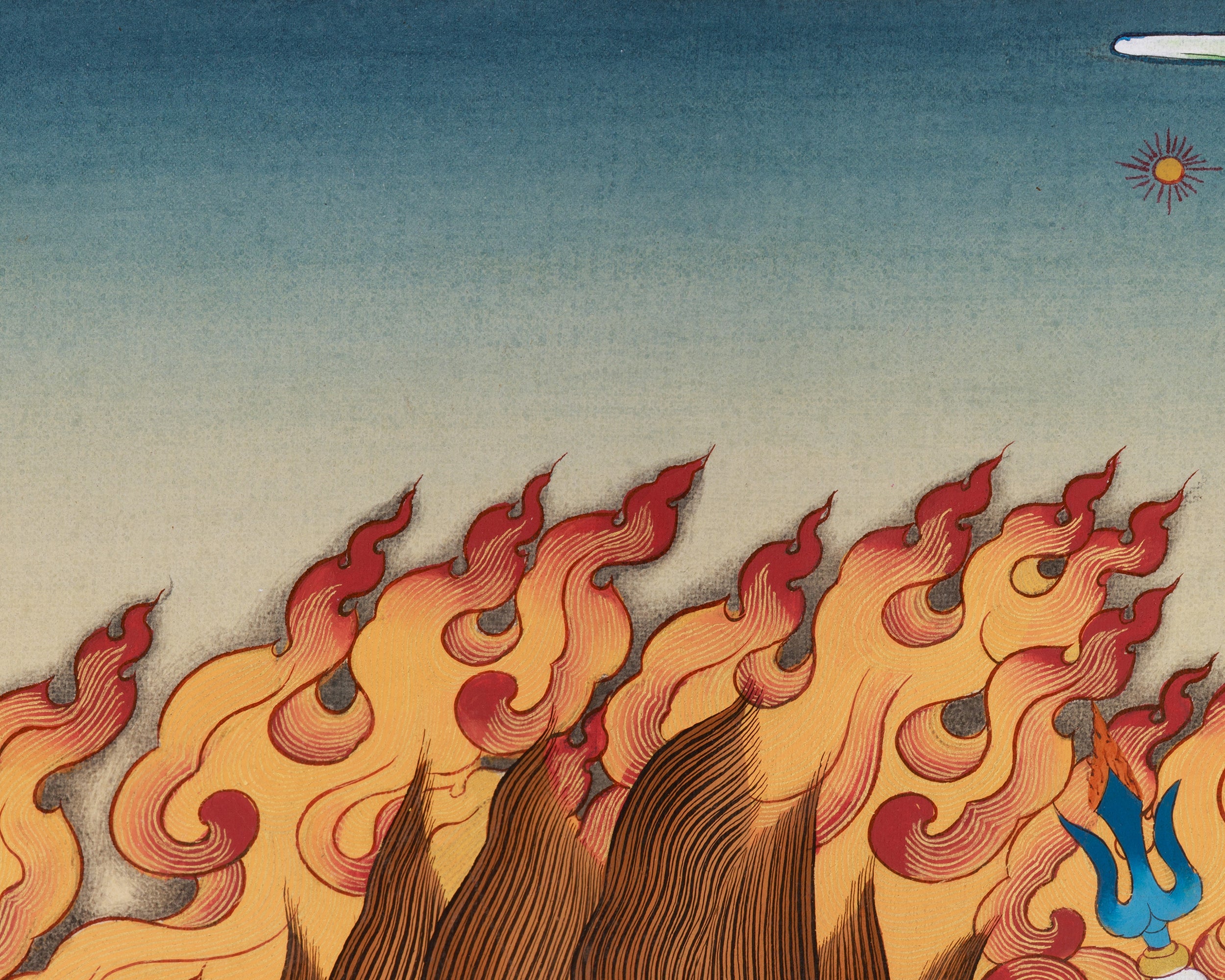 Six-Armed Mahakala Artwork | Wrathful Protector | Compassionate Power