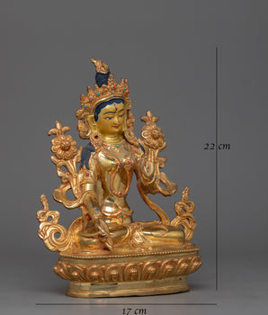 golden-statue-of-seven-eyes-white-tara