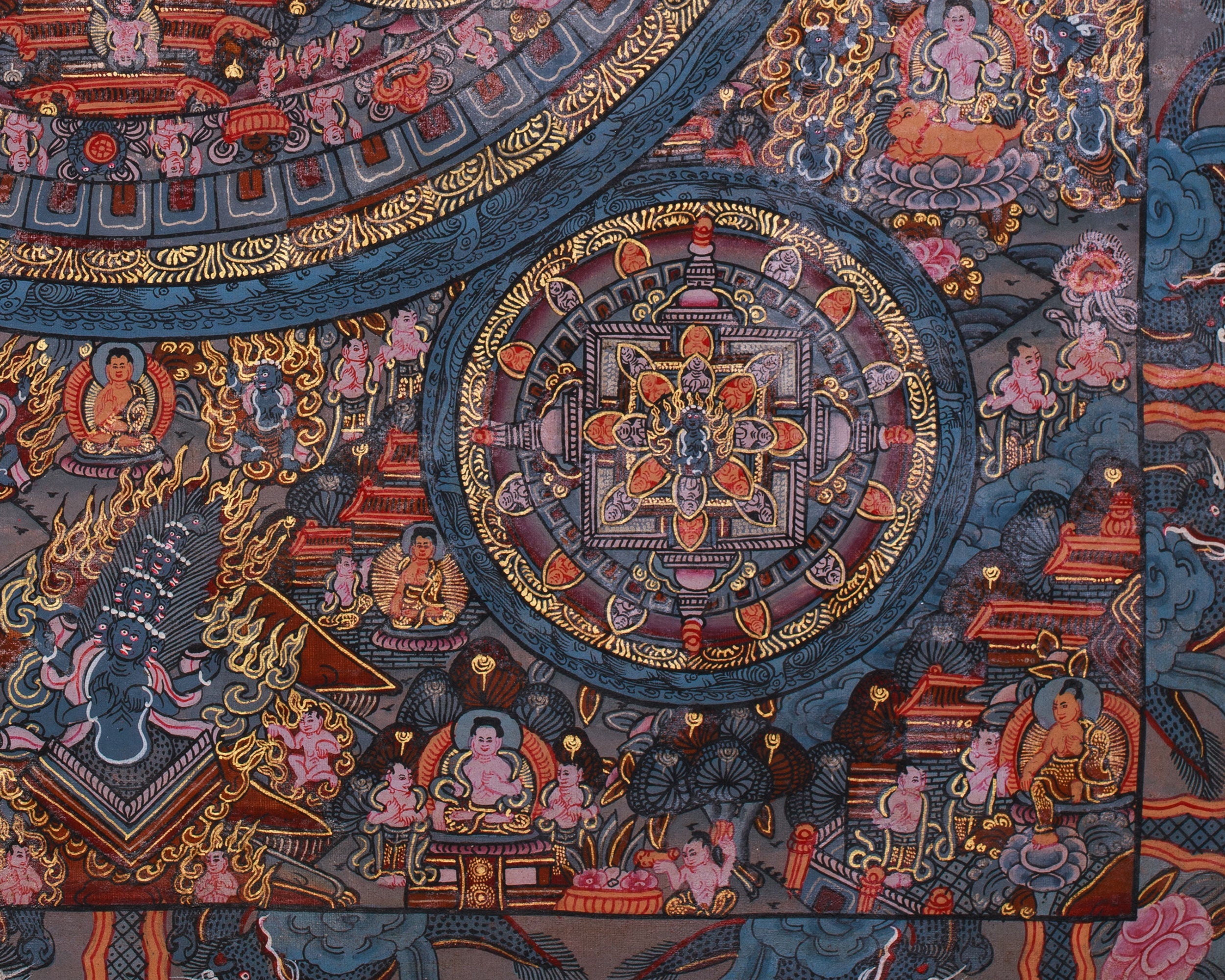 Traditional Deity Mandala | Sacred Art for Your Altar or Shrine