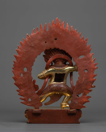 Vajrapani Gold Statue 