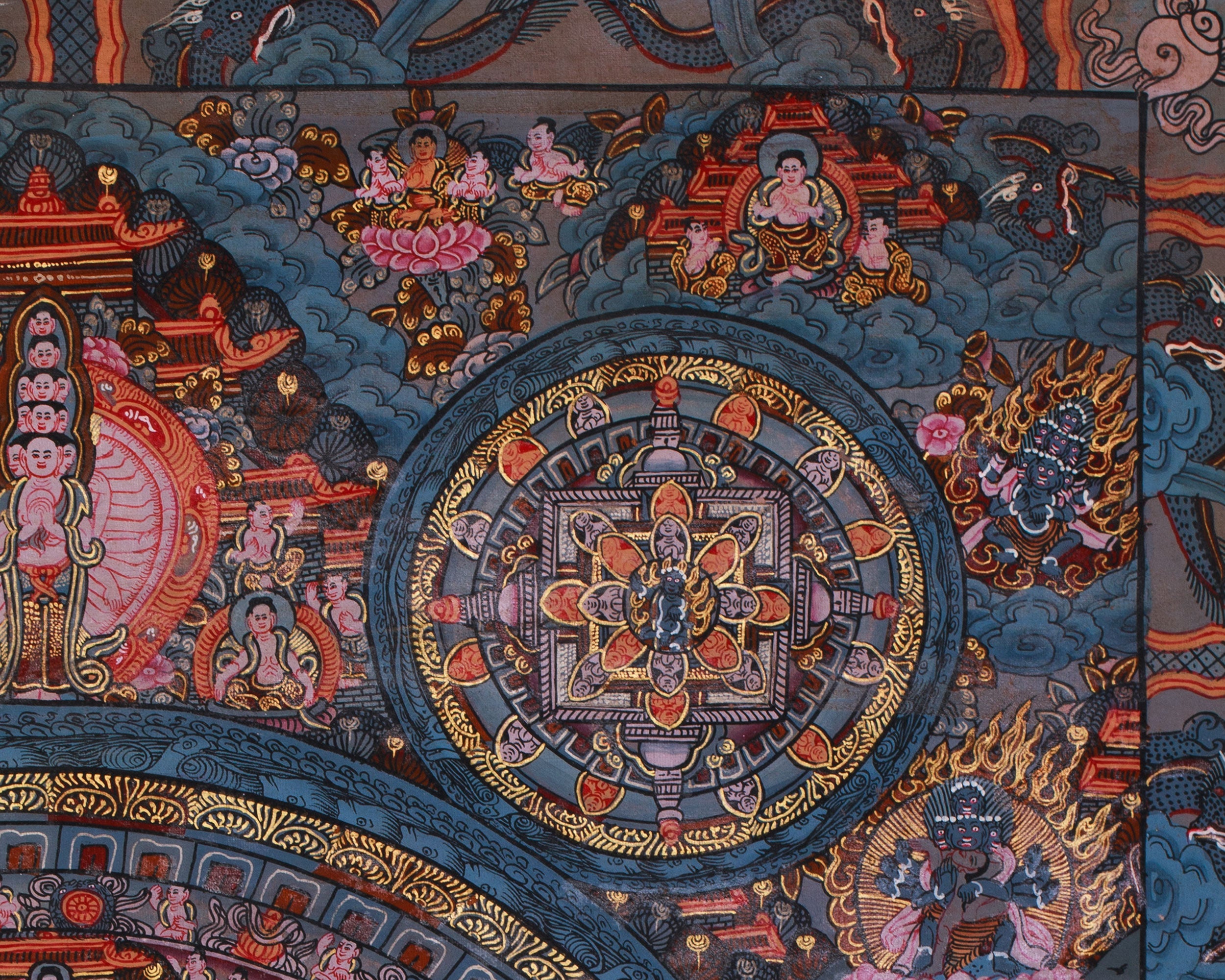 Traditional Deity Mandala | Sacred Art for Your Altar or Shrine