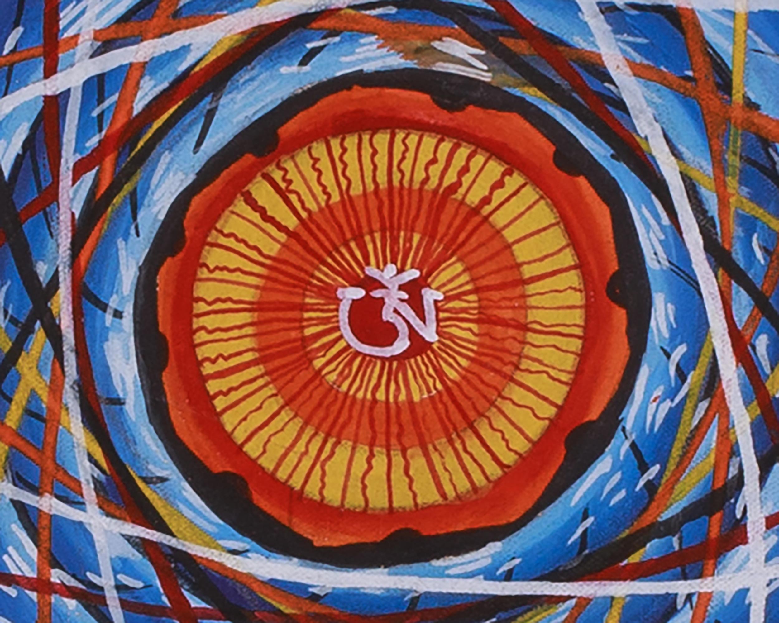 Divine Buddhist Mantra Mandala | Traditional Artwork