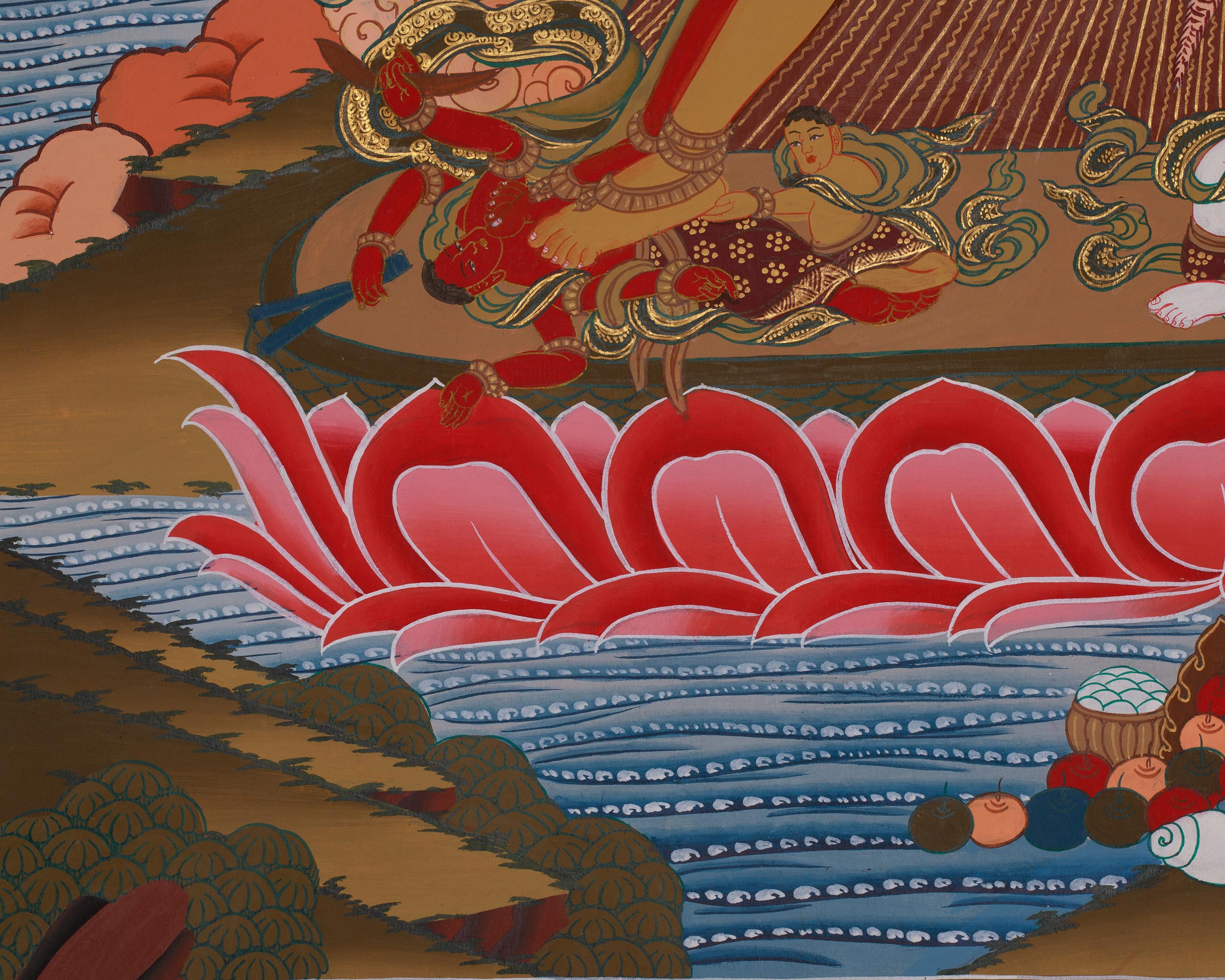 Divine Thangka Of Chakrasamvara | Journey into Spiritual Enlightenment | Meditation Altar