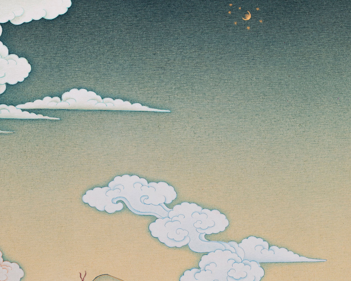 High-Quality Giclee Canvas Print of Guru Longchenpa | The Enlightened Nyingma Master