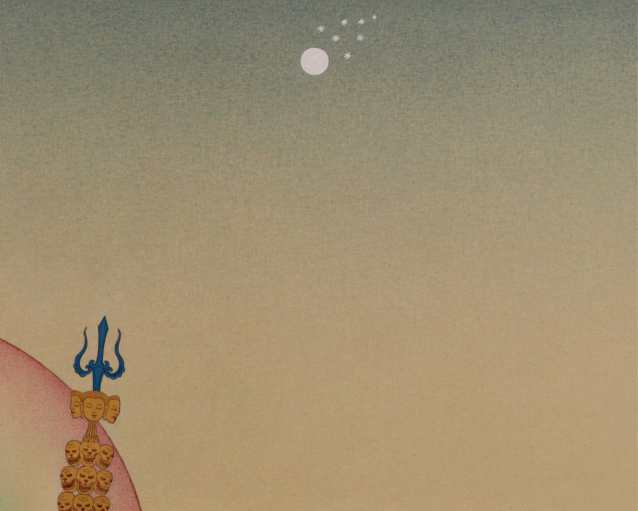 Guru Rinpoche Artwork | Padmasambhava, The Lotus Born | Traditional Thangka Print