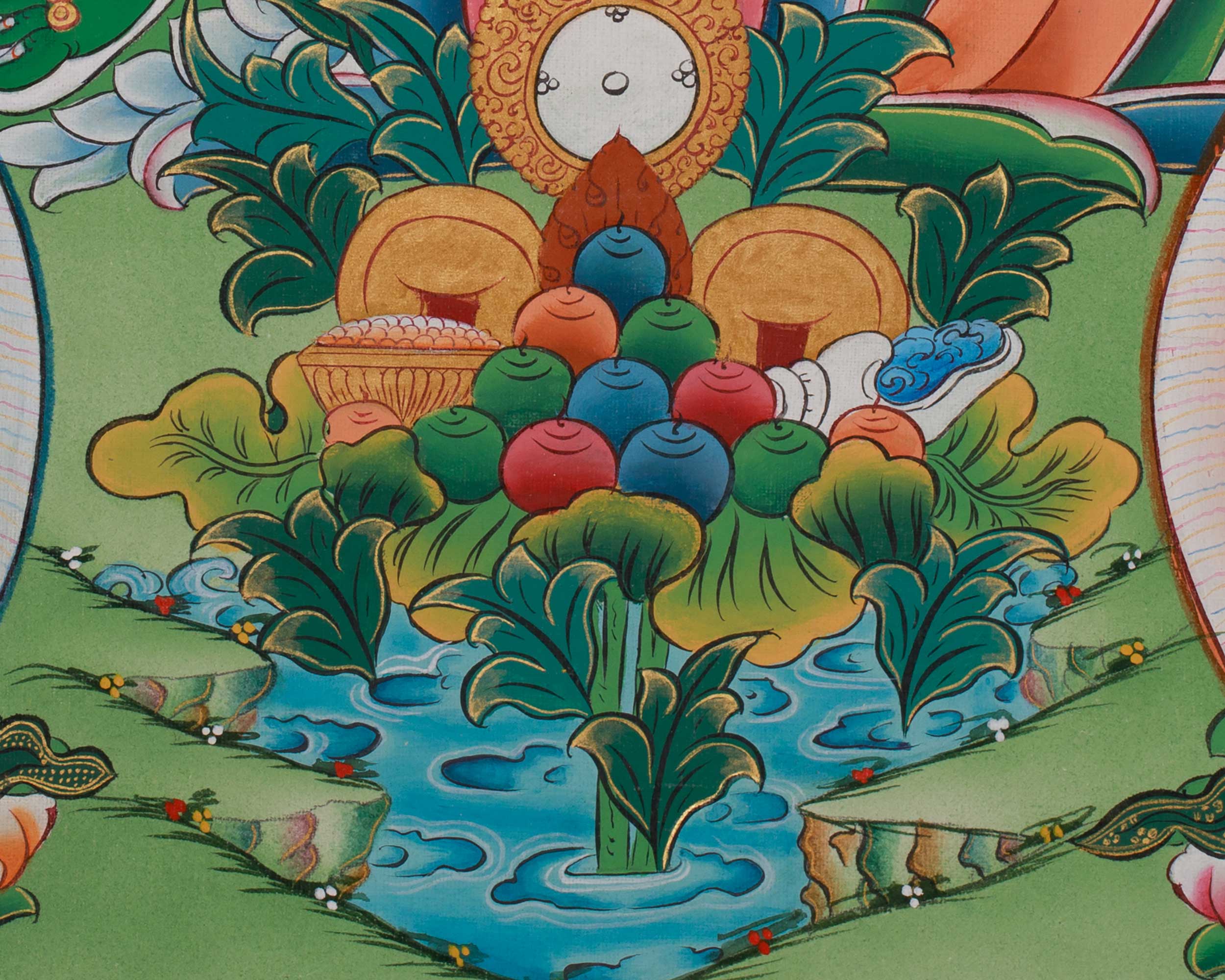 Goddess Green Tara Art | Symbolizing Swift Blessings and Healing Energy