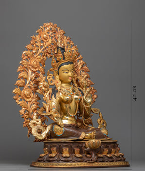 mother-green-tara-copper-sculpture
