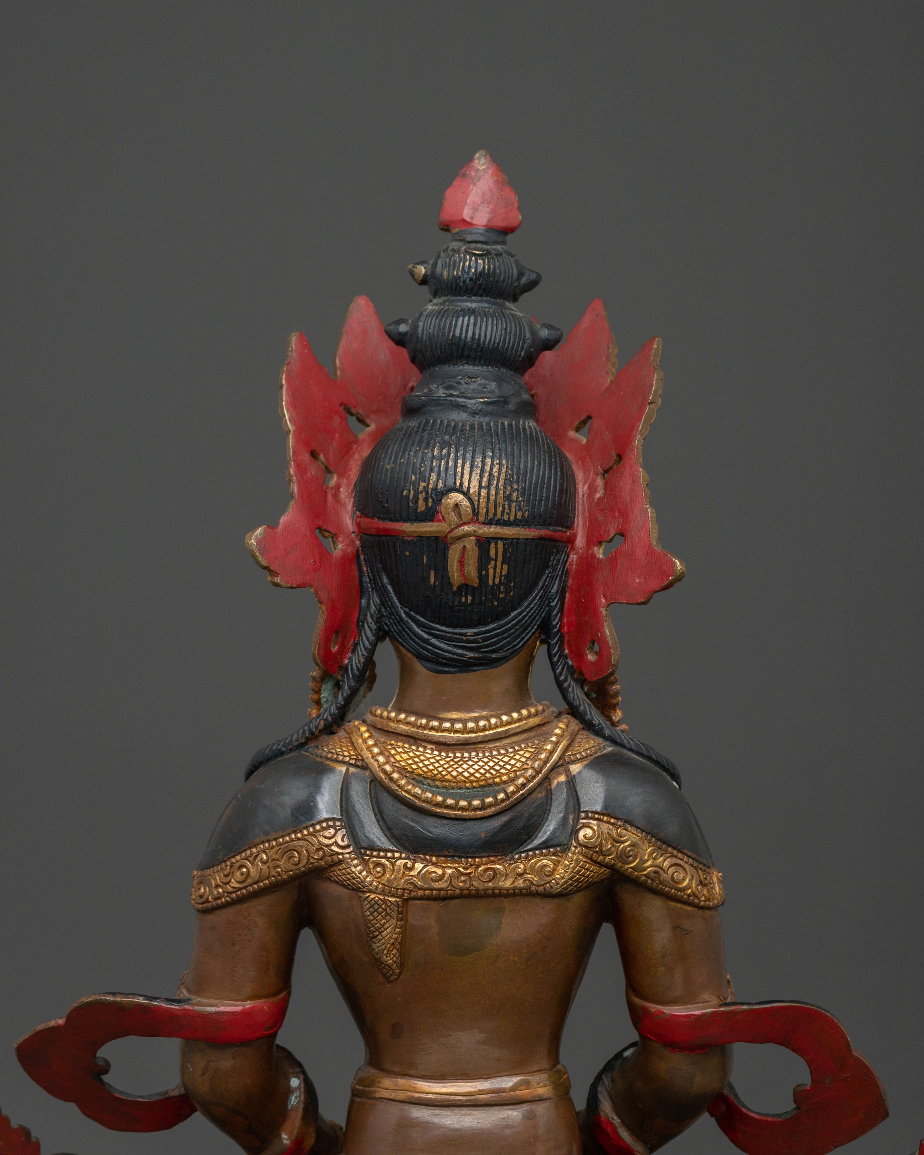 Sacred Meditation Amitayus Buddha Statue | Spiritual Home Decor