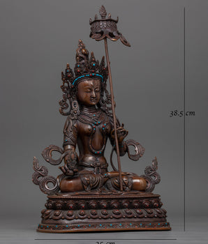Darken Oxidized Dukar Statue | A Symbol of Protection and Serenity