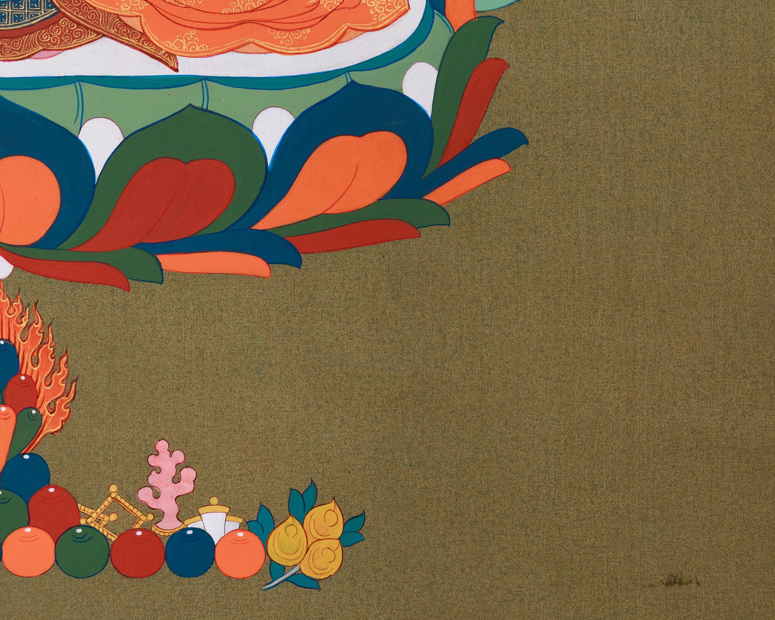 Traditional Buddha Amitayus Painting | Long Life Buddha