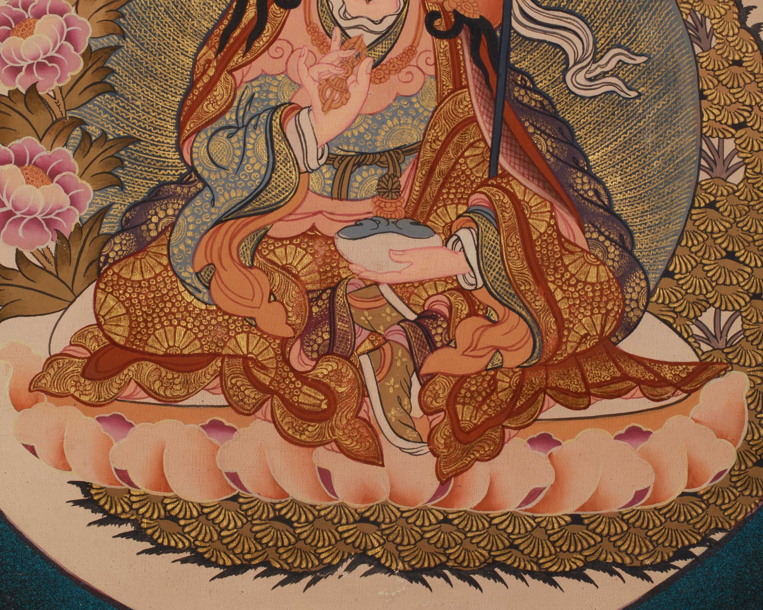 Wisdom Deity Guru Rinpoche Art | Embodiment of Enlightened Presence