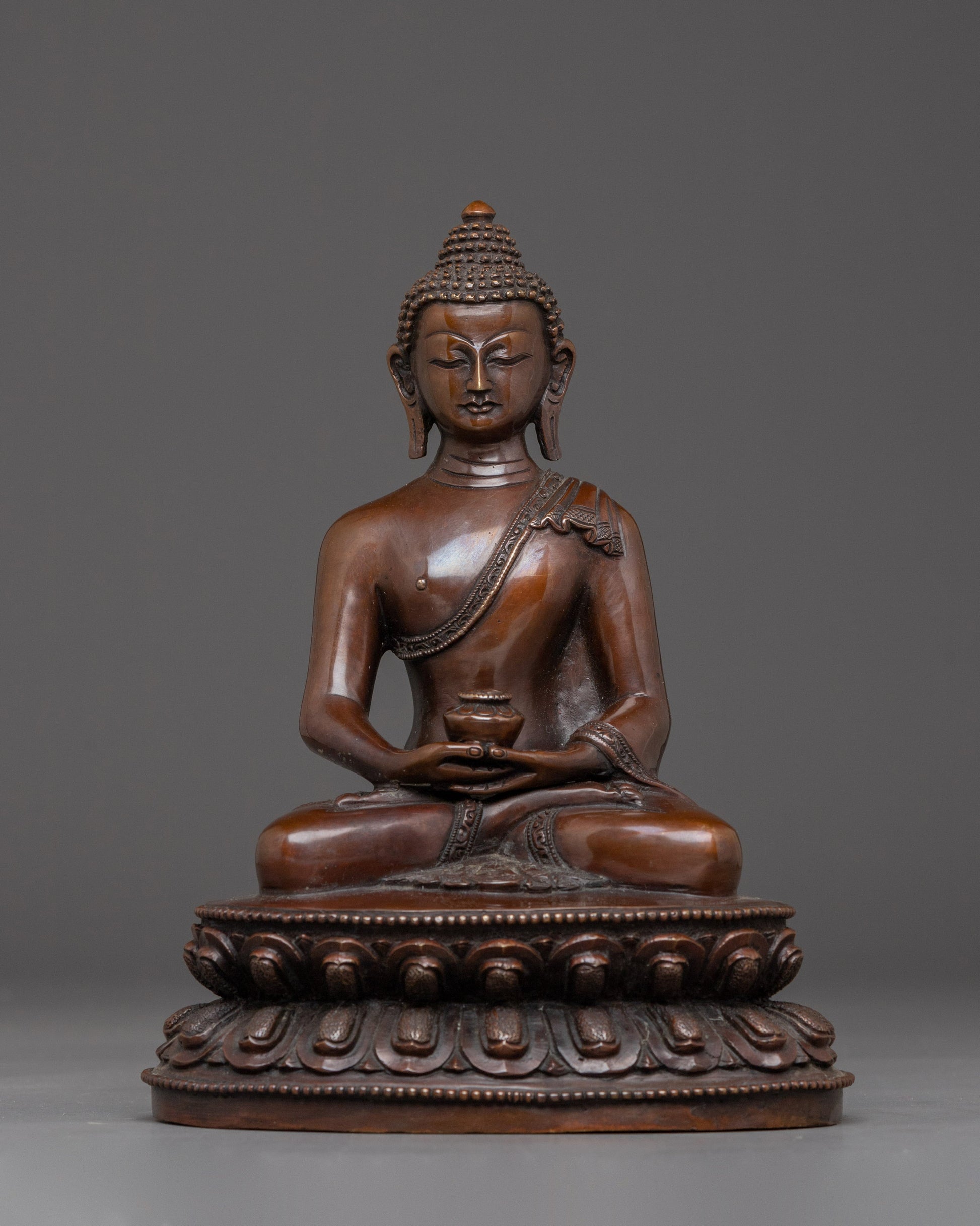Amitabha Buddha Figurine : Himalayan Handmade Artwork