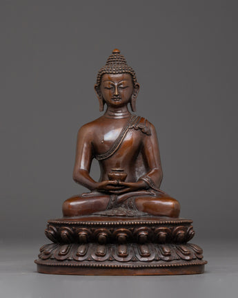 Amitabha Buddha Figurine : Himalayan Handmade Artwork